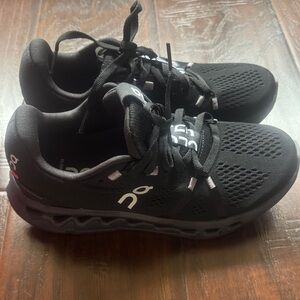On Running Jet Black Performance Sneakers new never used